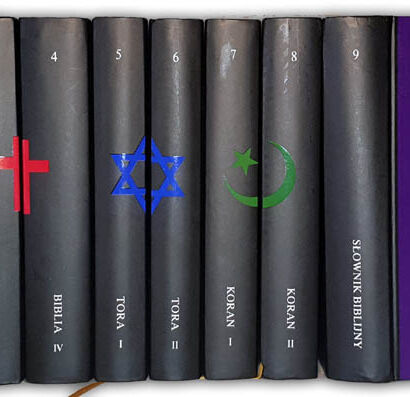 KSIĘGI ŚWIĘTE RELIGII MONOTEISTYCZNYCH - BIBLIA TORA KORAN SŁOWNIK BIBLIJNY 9 wol. [komplet]