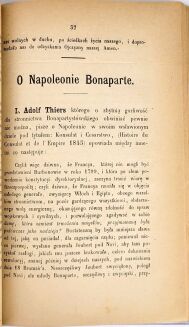 TADEUSZ KOŚCIUSZKO I NAPOLEON BONAPARTE Zbiór myśli i zdań wyjętych w ustępach z dzieł i pism Lwów 1869 - 4