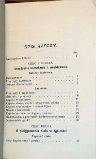 STAFFE- PIĘKNOŚĆ I ZDROWIE. Praktyczne rady, wskazówki i przepisy dla kobiet, wyd. 1903 - 3