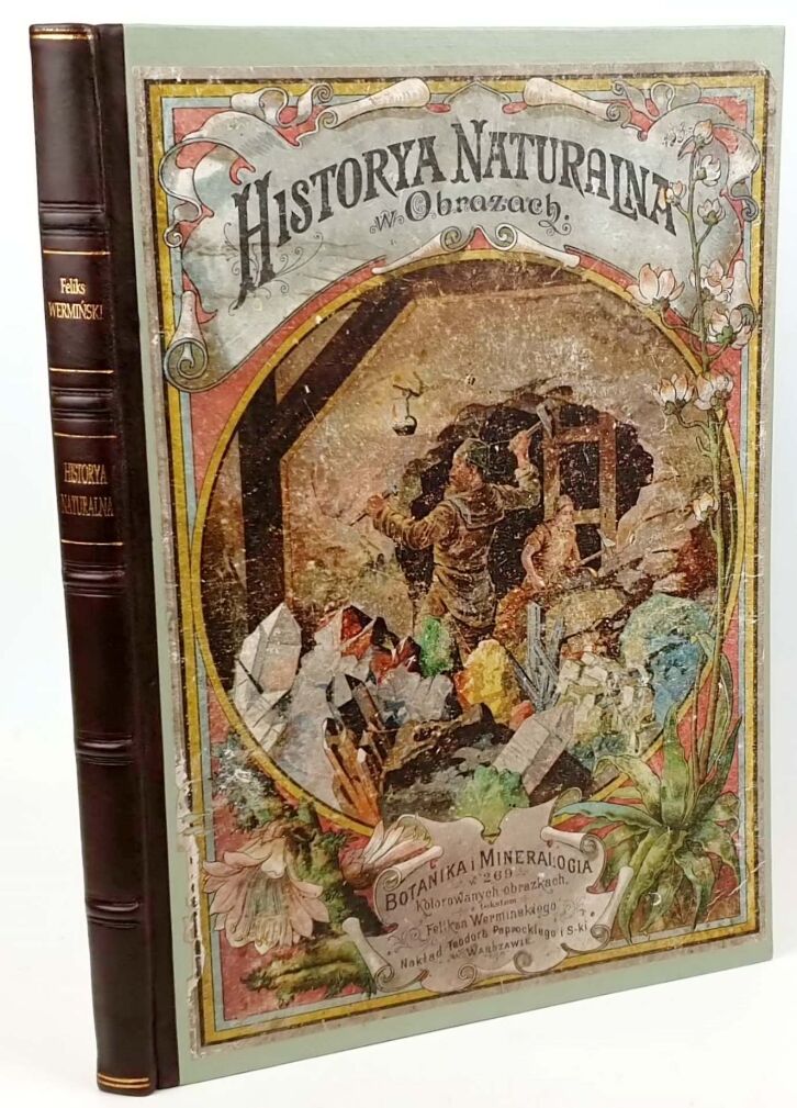 WERMIŃSKI - HISTORYA NATURALNA W OBRAZACH Botanika i mineralogia 269 kolorowanych obrazków 1893r. FOLIO