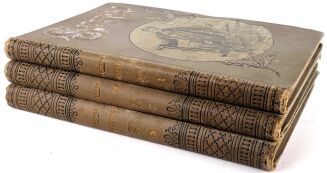 KENNAN- SYBERYA T.1-3 [komplet] wyd. Lwów 1895r., oprawa Żenczykowski - 2