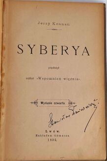 KENNAN- SYBERYA T.1-3 [komplet] wyd. Lwów 1895r., oprawa Żenczykowski - 3