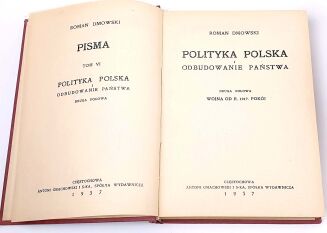 DMOWSKI - PISMA 9 wol. 1938r. OPRAWA WYDAWNICZA, list kardynała Józefa Glempa - 6