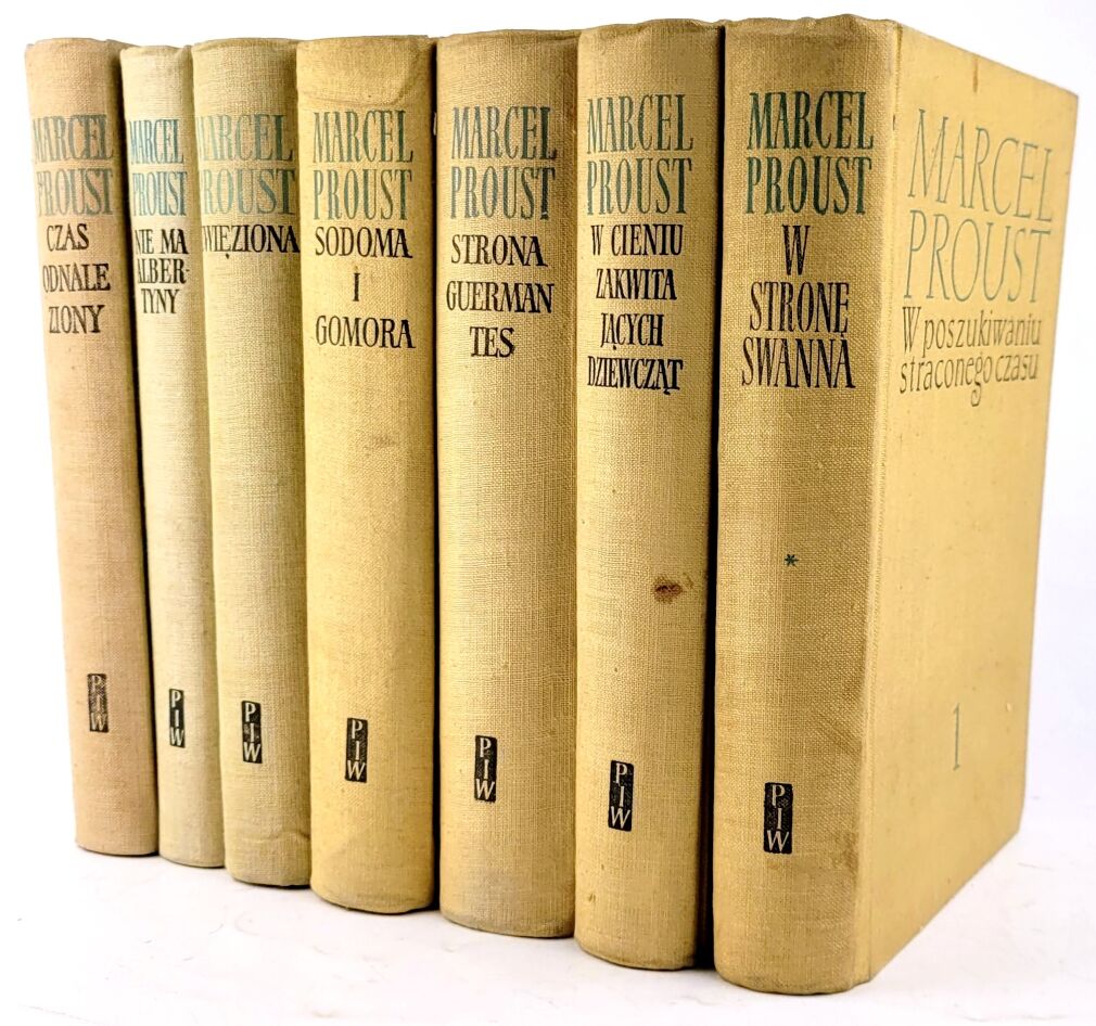 PROUST- W POSZUKIWANIU STRACONEGO CZASU t. 1-7 (komplet), wyd.1