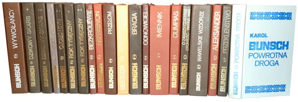 BUNSCH- DZIEŁA POWIEŚCI PIASTOWSKIE i inne 20 woluminów