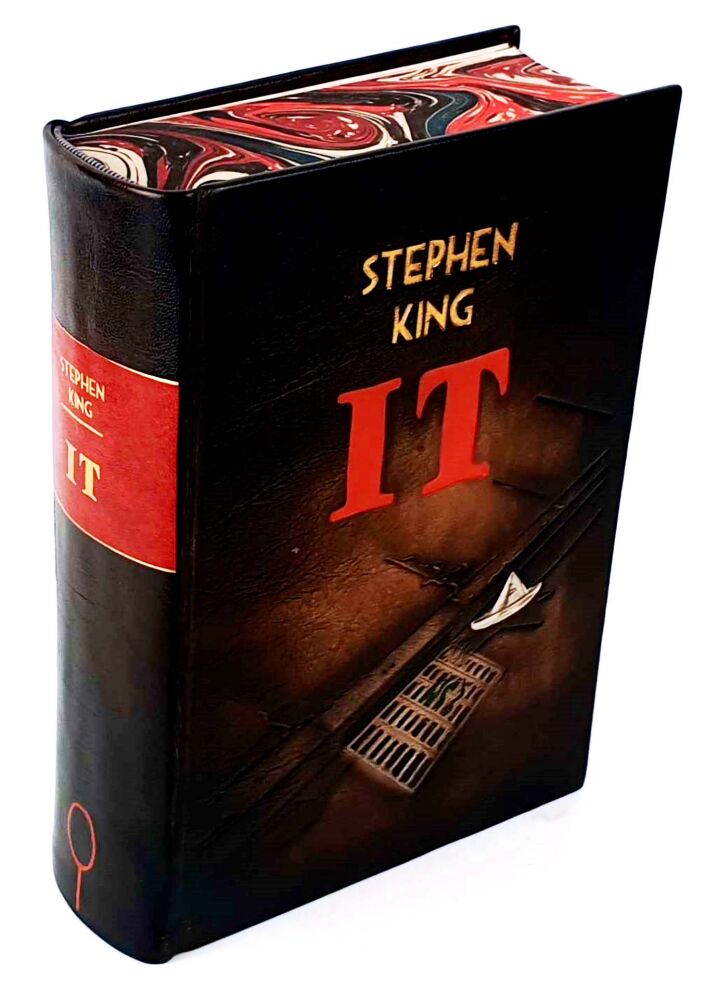 STEPHEN KING - IT first edition, leather bound