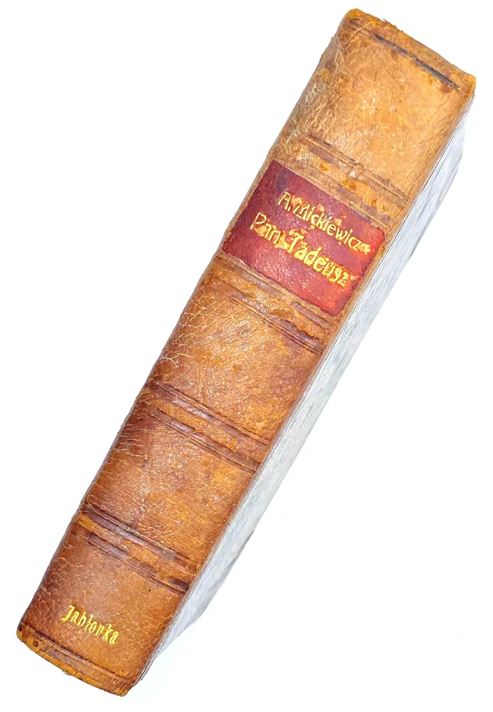 MICKIEWICZ - PAN TADEUSZ  t.1-2 [komplet w 1 wol.]. Paryż 1834, wyd.1 - 2