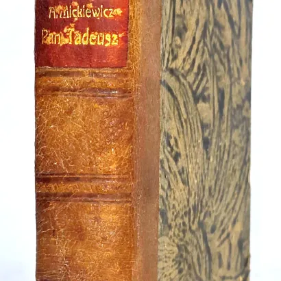 MICKIEWICZ - PAN TADEUSZ  t.1-2 [komplet w 1 wol.]. Paryż 1834, wyd.1