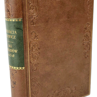 ĆWIERCZAKIEWICZOWA- 365 OBIADÓW wyd. 1894 oprawa