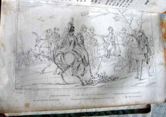 BOBROWICZ - NAPOLEON BONAPARTE Obrazy bitew i czynów wojennych Bohatera 90 STALORYTÓW  wyd.1838r. PÓŁSKÓREK - 12