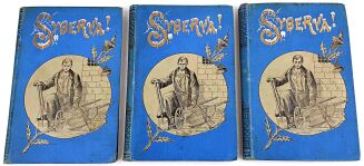 KENNAN- SYBERYA T.1-3 [komplet] wyd. Lwów 1895r., oprawa Żenczykowski - 2