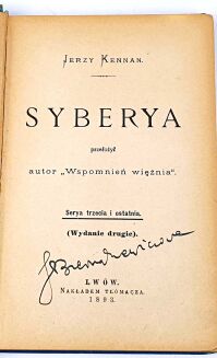 KENNAN- SYBERYA T.1-3 [komplet] wyd. Lwów 1895r., oprawa Żenczykowski - 6
