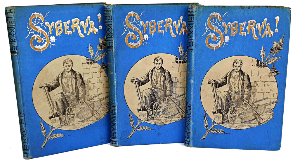 KENNAN- SYBERYA T.1-3 [komplet] wyd. Lwów 1895r., oprawa Żenczykowski