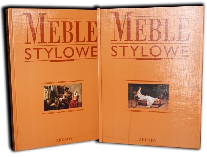 Album MEBLE STYLOWE wyd. ARKADY Tom I-II ilustracje