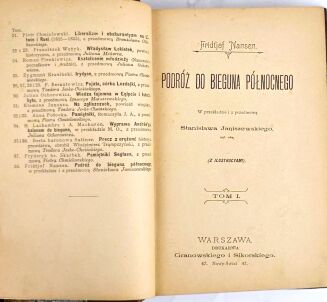 NANSEN - PODRÓŻ DO BIEGUNA PÓŁNOCNEGO wyd. 1898 - 4