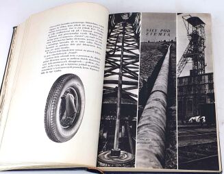 WAŃKOWICZ- SZTAFETA Książka o polskim pochodzie gospodarczym ORYGINAŁ 1939r. ilustracje OPRAWA - 9