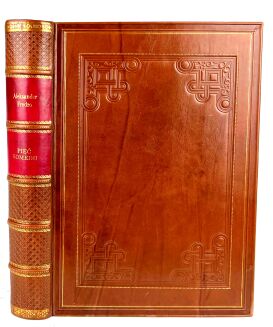 FREDRO - PIĘĆ KOMEDII 1954r. ilustr. Szancer,  oprawa luksusowa skóra - 2