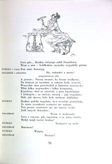 FREDRO - PIĘĆ KOMEDII 1954r. ilustr. Szancer,  oprawa luksusowa skóra - 8