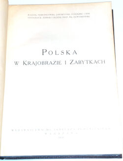 BUŁHAK- POLSKA W KRAJOBRAZIE I ZABYTKACH t.1-2 (komplet) wyd.1930 skóra - 6