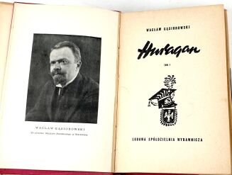 GĄSIOROWSKI- HURAGAN T.1-3. Warszawa 1959 - 3