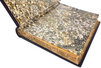 MIŁOSZ- OCALENIE wyd.1 z 1945r. oprawa luksusowa skóra - 3