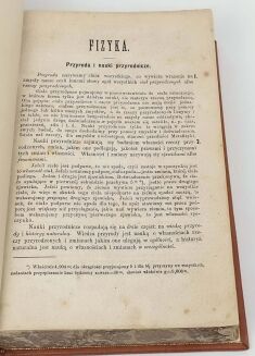 REIS - WYKŁAD FIZYKI t.1-3 [komplet w 1 wol.] Warszawa 1874 - 5