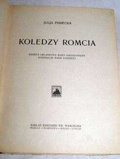 PIASECKA- KOLEDZY ROMCIA wyd. 1922 - 2