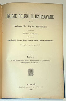 SOKOŁOWSKI - DZIEJE POLSKI T.1-4 (komplet) wyd. 1896r. - 3