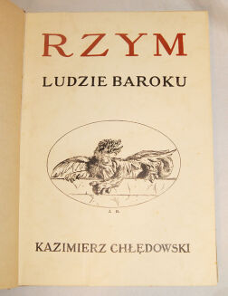 CHŁEDOWSKI - RZYM. LUDZIE BAROKU  - 3