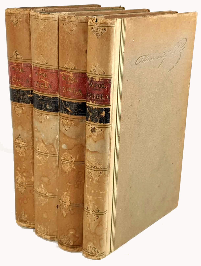 POL - DZIEŁA POETYCKIE WINCENTEGO POLA t.1-4 [komplet] 1921