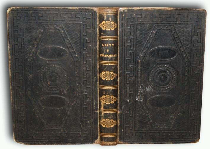 LISTY I EWANJELJE wyd. 1842 LUKSUSOWA OPRAWA