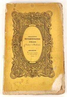 MECISZEWSKI- UWAGI O TEATRZE W KRAKOWIE 1843 - 2