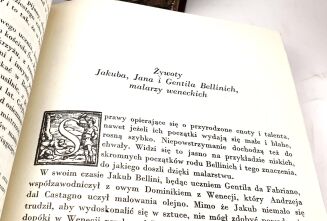 VASARI- ŻYWOTY NAJSŁAWNIEJSZYCH MALARZY, RZEŹBIARZY I ARCHITEKTÓW t. I-IX w 5 woluminach [komplet] - 11