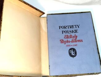 MYCIELSKI; WASYLEWSKI - PORTRETY POLSKIE ELŻBIETY VIGEE-LEBRUN 1755-1842 24 ryciny folio - 2