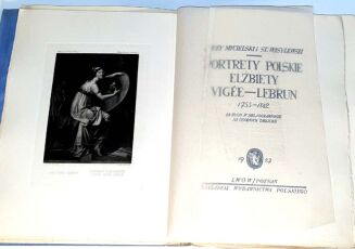MYCIELSKI; WASYLEWSKI - PORTRETY POLSKIE ELŻBIETY VIGEE-LEBRUN 1755-1842 24 ryciny folio - 3