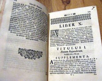 PEREGRINI- DISSERTATIO ACADEMICA... INSTITUTIONUM TITULOS 1755 [PODRĘCZNIK PRAWA] - 9