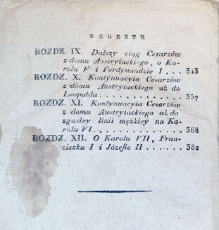 SZYBIŃSKI- KROTKA WIADOMOŚĆ O ZNAKOMITSZYCH W SWIECIE MONARCHIACH t.1-2, 1813/14 - 11