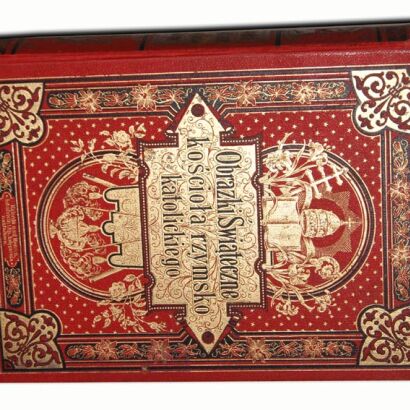 BAYERLE - OBRAZKI ŚWIĄTECZNE KOŚCIOŁA RZYMSKO-KATOLICKIEGO Tom I-II ilustracje OPRAWA