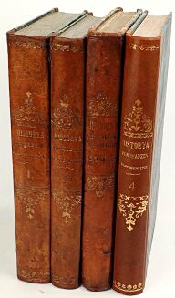 THIERS - HISTORYA ZGROMADZEŃ PRAWODAWCZYCH t.1-4 [komplet] 1845 oprawa - 2