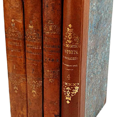 THIERS - HISTORYA ZGROMADZEŃ PRAWODAWCZYCH t.1-4 [komplet] 1845 oprawa