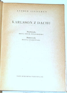LINDGREN - KARLSSON Z DACHU - 2