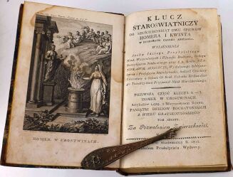 HOMER, KWINTUS KALABER, PRZYBYLSKI - PAMIĘTNIK DZIEJÓW BOCHATYRSKICH [!] Z WIEKU GRAYSKOTRSKIEGO W ŚPIEWACH HOMERA I KWINTA 6wol., ryciny, 1814-16 - 8