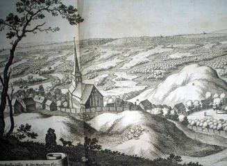 MERIAN- PROSPECT DESS AMBTS ZEHDEN [CEDYNIA, PANORAMA CEDYNI] 1652r. - 3