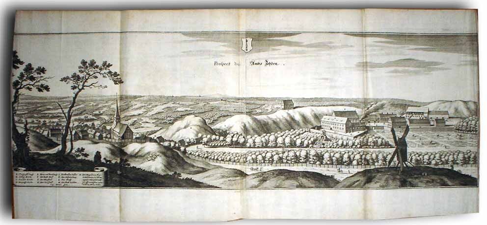 MERIAN- PROSPECT DESS AMBTS ZEHDEN [CEDYNIA, PANORAMA CEDYNI] 1652r.
