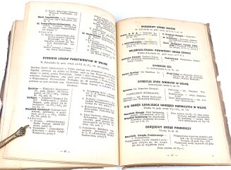 KALENDARZ WILEŃSKI INFORMACYJNY 1927 Księga adresowa miasta Wilna - 14