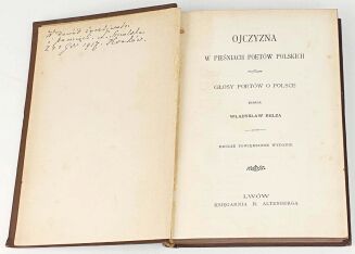 BEŁZA- OJCZYZNA W PIEŚNIACH oprawa z orłem - 4