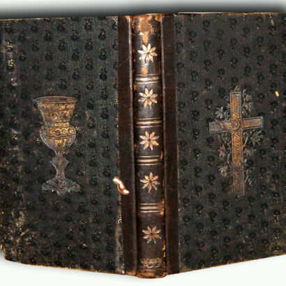 FONTANNA. Fontanna piąci krwáwymi strumieńmi płynąca, albo nabożeństwo y odpusty náleżące do prześwietney Konfraternii Piąci Ran Páná Jezusowych, z dozwoleniem starszych drukiem odnowione Roku Pàńskiego 1777