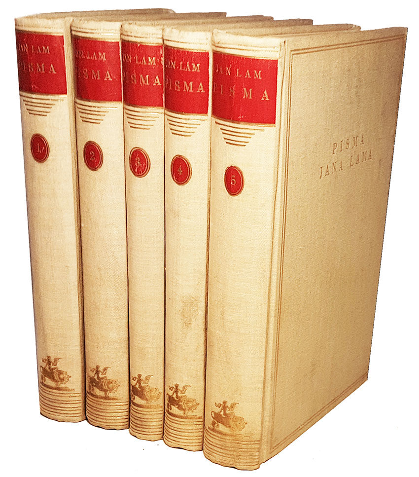 LAM- PISMA t. 1-5 wyd. jubileuszowe OPRAWA WYDAWNICZA