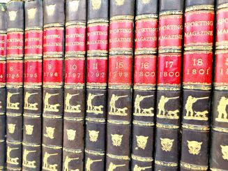 [KALENDARZ MYŚLIWSKI I SPORTOWY] THE SPORTING MAGAZINE OR MONTHLY CALENDAR Londyn 1792-1821, 13 woluminów - 2