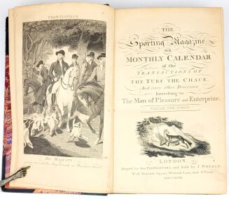 [KALENDARZ MYŚLIWSKI I SPORTOWY] THE SPORTING MAGAZINE OR MONTHLY CALENDAR Londyn 1792-1821, 13 woluminów - 9